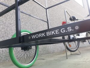 cargo bike bici rimorchietto