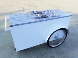 carrello spinta gelati granite street food