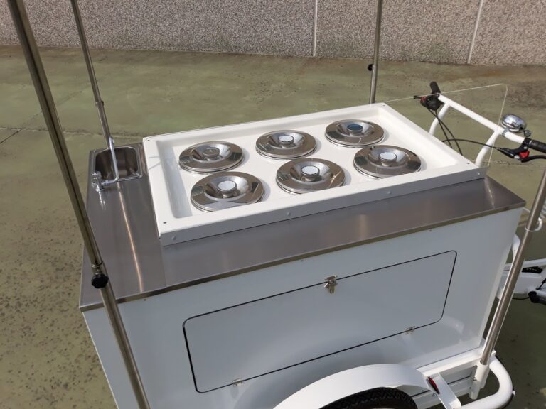 cargo bike gelati granite street food