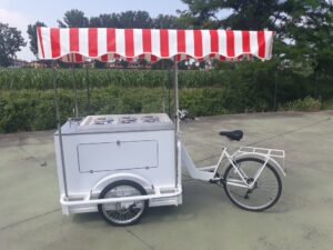 cargo bike gelati granite street food