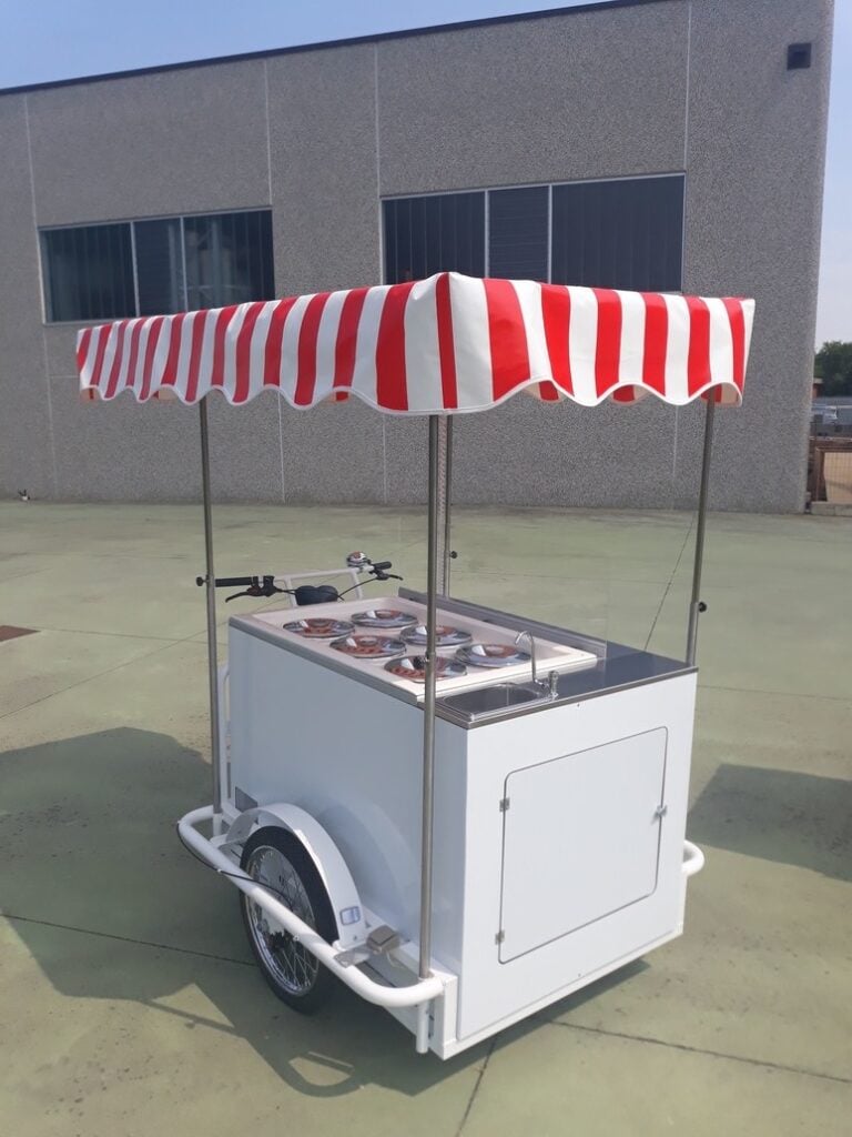 cargo bike gelati granite street food