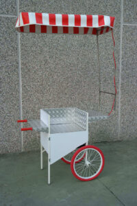 carretto spinta bianco mini work cargo bike street food