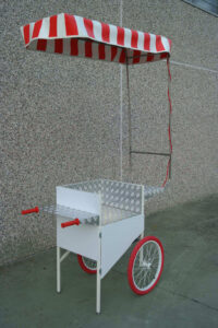 carretto spinta bianco mini work cargo bike street food