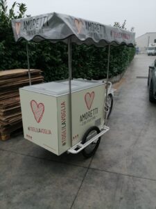 triciclo cargo bike nordik gelato panini street food