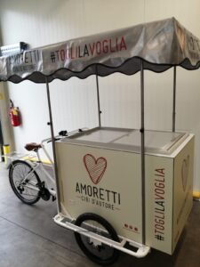 triciclo cargo bike nordik gelato panini street food