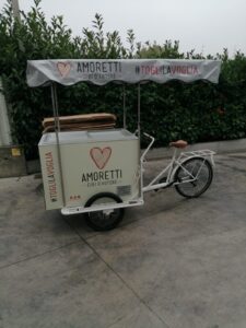 triciclo cargo bike nordik gelato panini street food