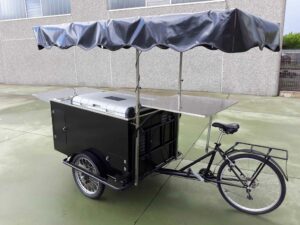 triciclo cargo bike nordik rosticceria street food