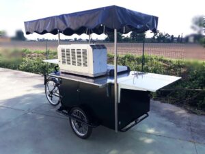 triciclo cargo bike nordik rosticceria street food