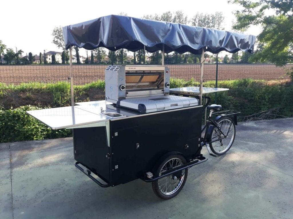 triciclo cargo bike nordik rosticceria street food