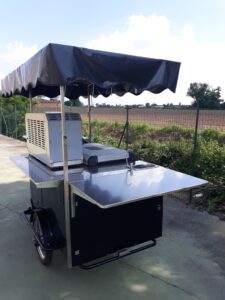 triciclo cargo bike nordik rosticceria street food