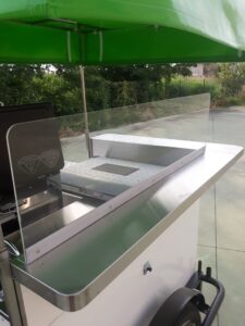 triciclo cargo bike roma rosticceria street food