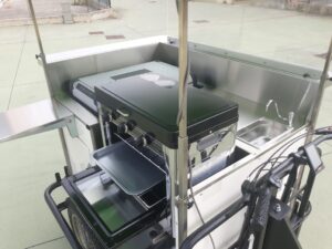 triciclo cargo bike roma rosticceria street food