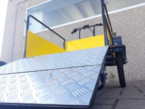 NORDIK HEAVY DUTY CARGO BIKE ITALIANA ITALY DISABILI GIALLA