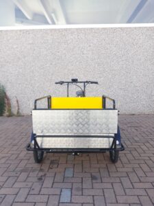 NORDIK HEAVY DUTY CARGO BIKE ITALIANA ITALY DISABILI GIALLA