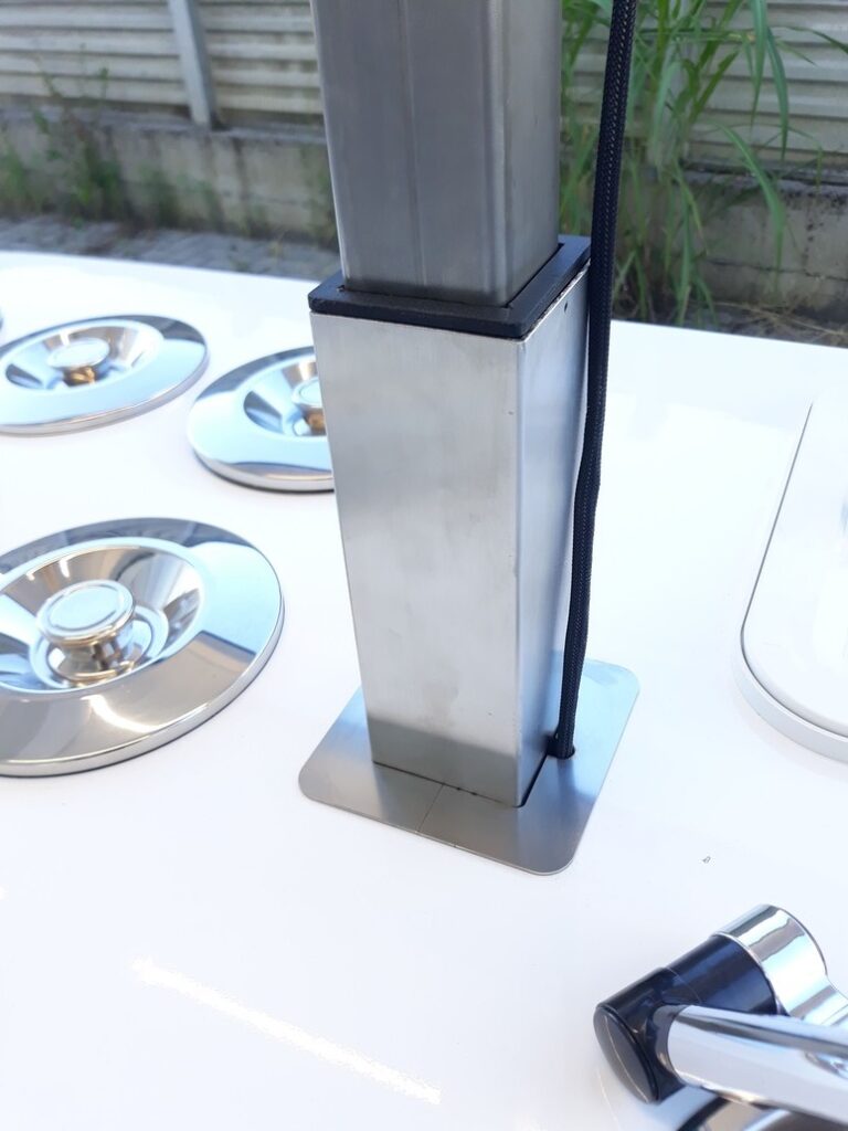 Candeliere in acciaio INOX