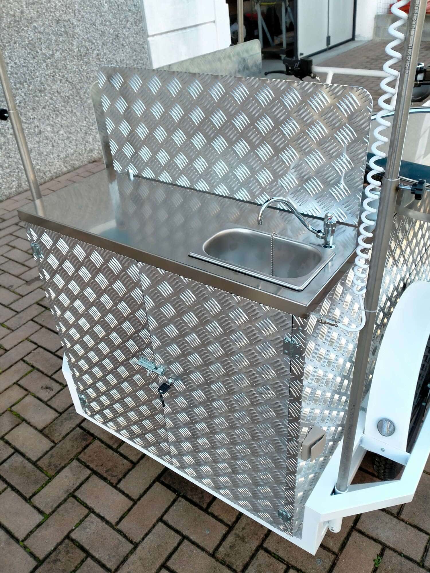 TRICICLO CARGO BIKE FRIGGITRICE CALDARROSTE