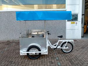 TRICICLO CARGO BIKE FRIGGITRICE CALDARROSTE