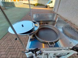 TRICICLO CARGO BIKE FRIGGITRICE CALDARROSTE