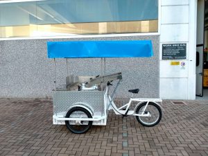 TRICICLO CARGO BIKE FRIGGITRICE CALDARROSTE