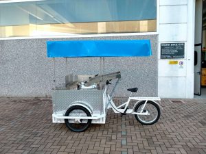 TRICICLO CARGO BIKE FRIGGITRICE CALDARROSTE