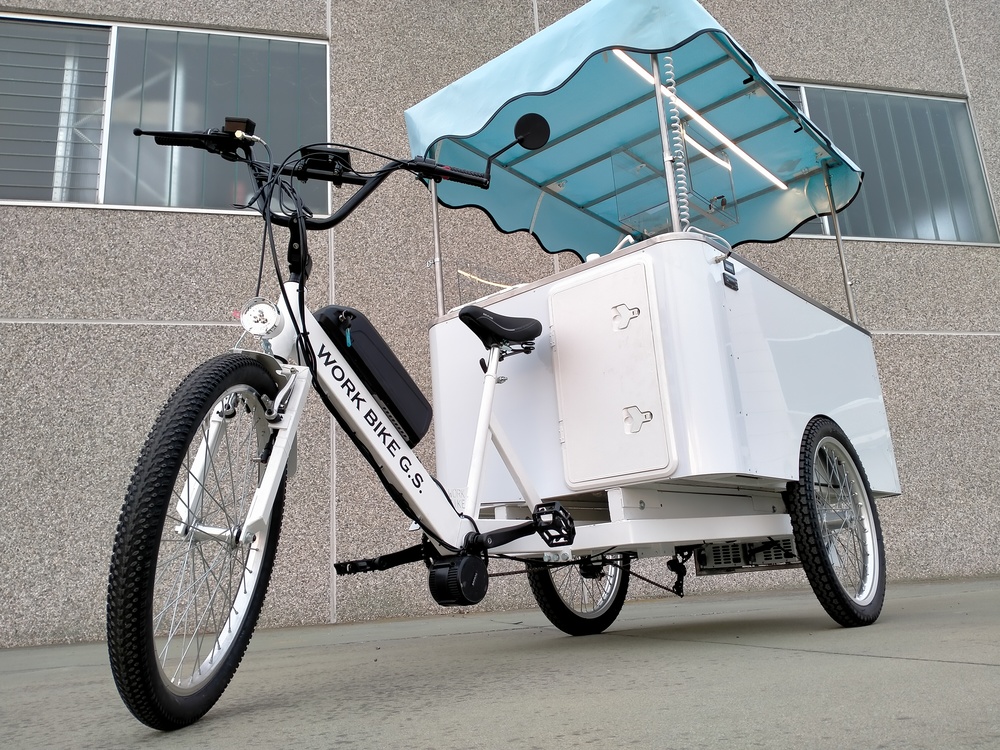 TRICICLO CARGO BIKE GELATERIA AUTONOMA STREET FOOD